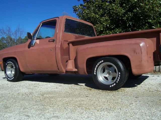 1985 CHEVROLET C10 TRUCK SHOP STEP SIDE RAT ROD SQUARE BODY 1980 Chevrolet C-10 CUSTOM