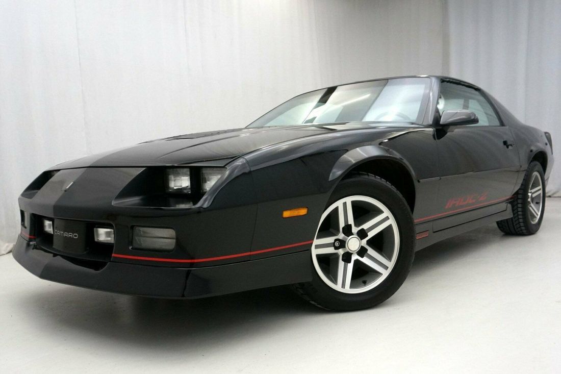 1985 Chevrolet Camaro IROC-Z 3277 Miles Black Manual 1985 Chevrolet Camaro