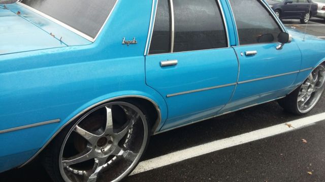 1985 CHEVROLET IMPALA BOX!! CLASSIC IMPALA CAPRICE ANTIQUE OLD SCHOOL BLUE 1985 Chevrolet Impala