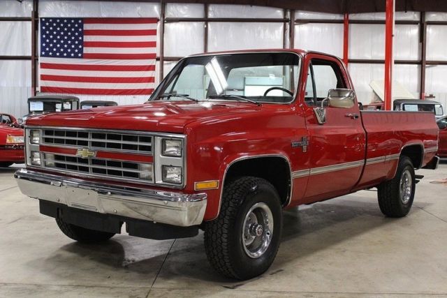1985 Chevrolet K-10 19399 Miles Apple Red Pickup Truck V8 Automatic 1985 Chevrolet Other Pickups --