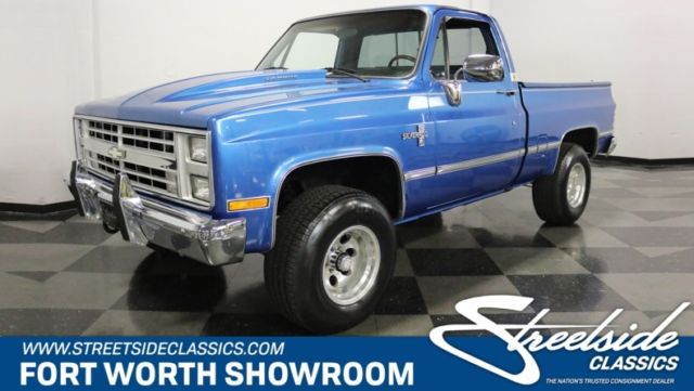 1985 Chevrolet K-10 Silverado 4x4 Pickup Truck 350 V8 4 Speed Automatic w/ Overd 1985 Chevrolet Other Pickups Silverado 4x4