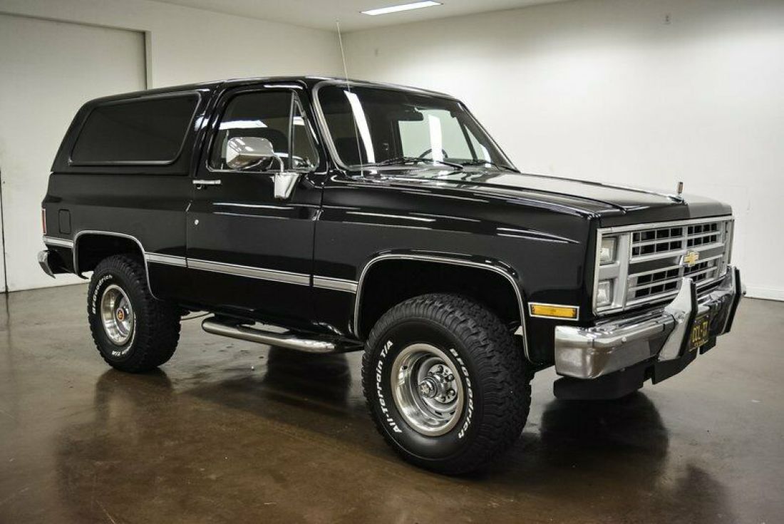 1985 Chevrolet K-5 Blazer 54421 Miles Black SUV 350 Chevrolet V8 700R4 Automati 1985 Chevrolet K-5 Blazer
