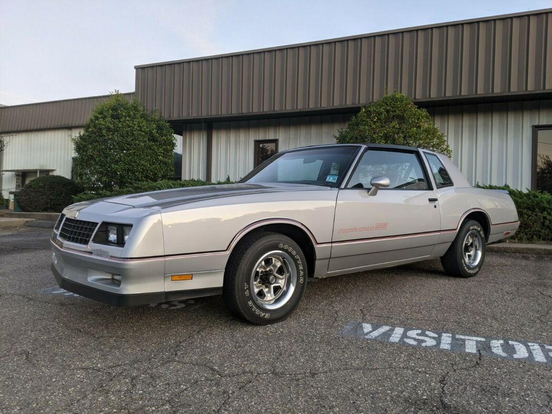 1985 Chevrolet Monte Carlo SS Silver/Maroon Low Mileage All Original Survivor 1985 Chevrolet Monte Carlo