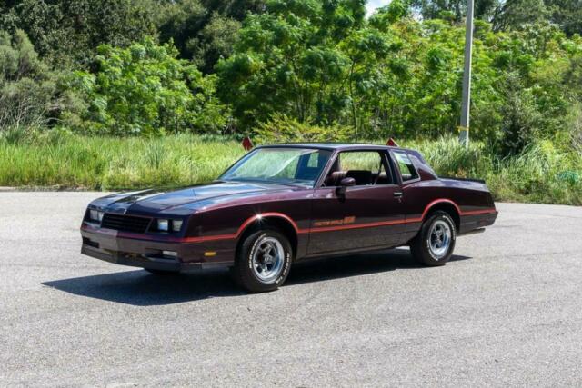 1985 Chevrolet Monte Carlo SS Super Sport Dark Maroon Metallic 1985 Chevrolet Monte Carlo Super Sport