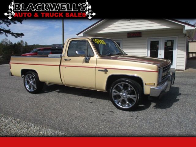 1985 Chevrolet Pickup C10 Fleetside 117.5" WB 88243 Miles Gold 8 Cylinder Engin 1985 Chevrolet Other Pickups C10 Fleetside 117.5" WB