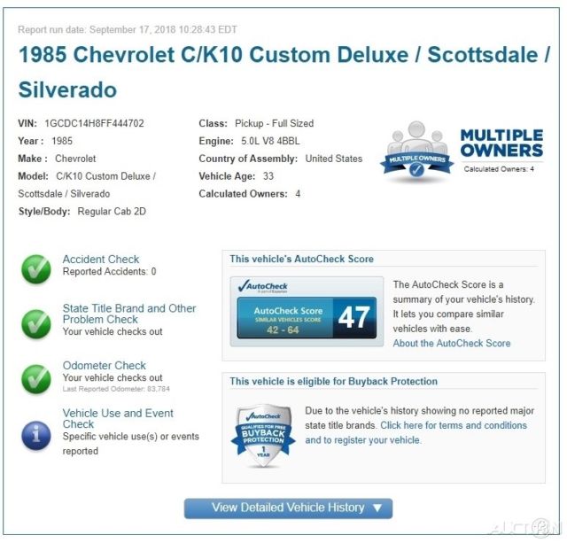 1985 Chevrolet Silverado C10 Silverado C10 - photo 2
