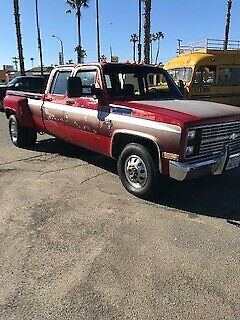 1985 CHEVY 3500 CREWCAB LONGBED DUALLY. LOW MILEAGE, RUNS DRIVES PERFECT 1985 Chevrolet C/K Pickup 3500