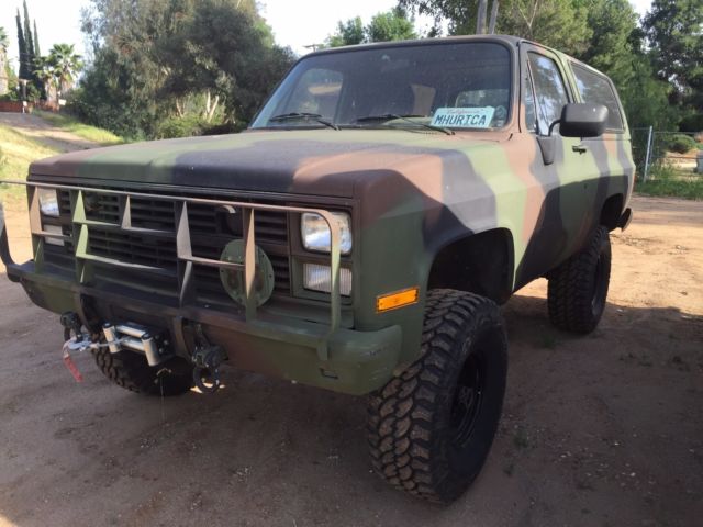 1985 Chevy blazer k5 CUCV m1009 military 1985 Chevrolet Blazer