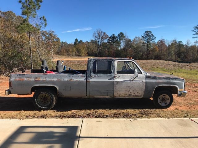 1985 chevy c-20 crew cab long bed single rear wheel 3+3 1985 Chevrolet Other Pickups Crew cab 3+3
