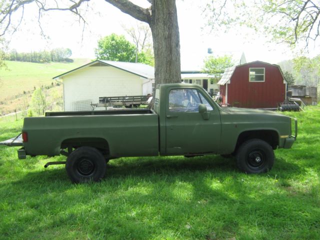 1985 Chevy M1008 Military CUCV D30 4X4 Diesel 1985 Chevrolet C/K Pickup 3500