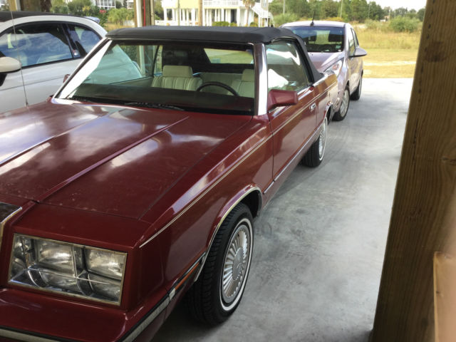 1985 Chrysler LeBaron Base Convertible 2-Door - photo 3