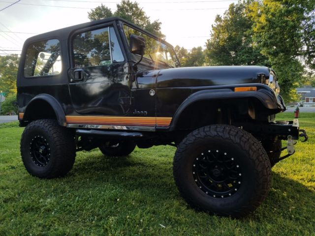 1985 CJ7 Renegade no reserve 1985 Jeep CJ Black