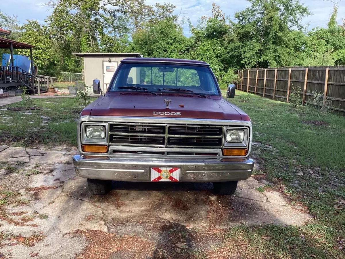 1985 Dodge D-Series Pickup Grey D100 1985 Dodge D-Series D100