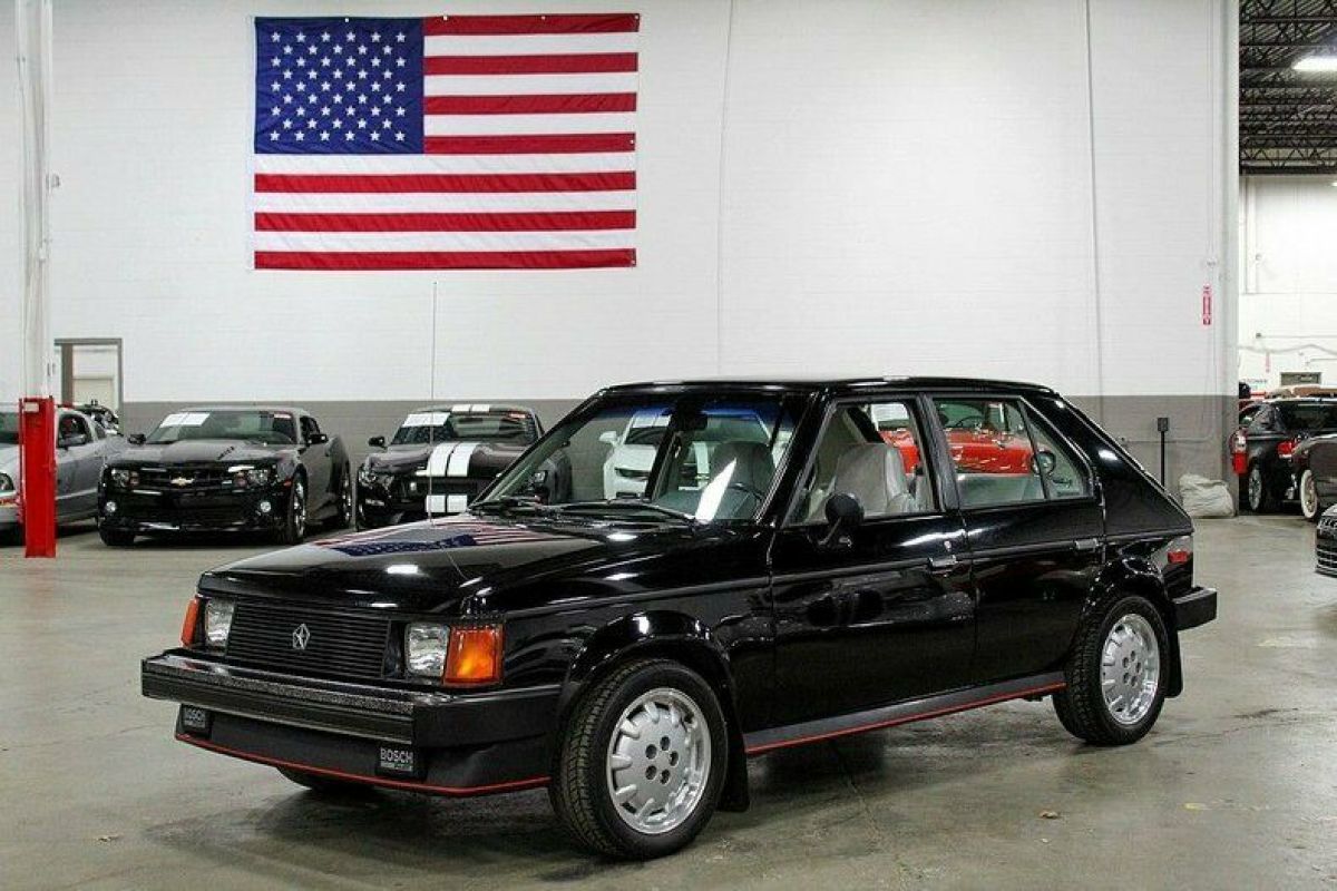 1985 Dodge Omni GLH 52225 Miles BLACK 2.2L Turbo 4-Cylinder 5-Speed Manual 1985 Dodge Omni GLH