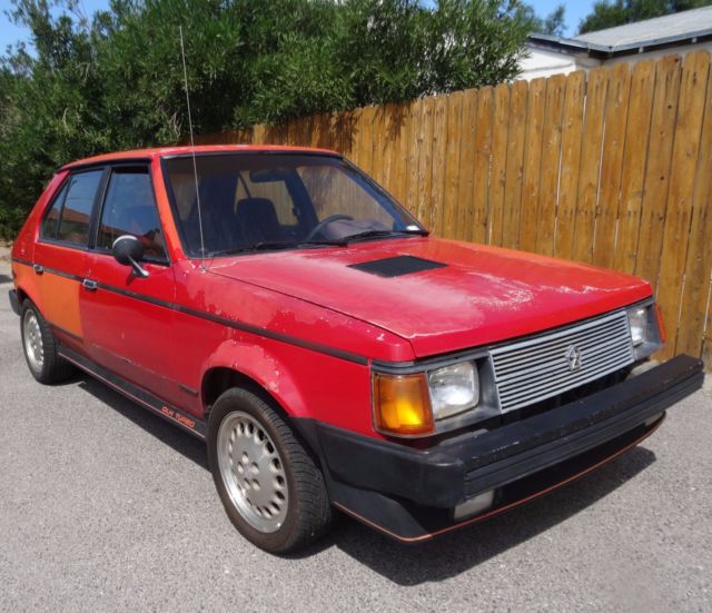 1985 Dodge OMNI Turbo GLH 120k w aprox 20k on New motor 5 spd AZ CAR AC Shelby 1985 Dodge Daytona OMNI GLH Turbo