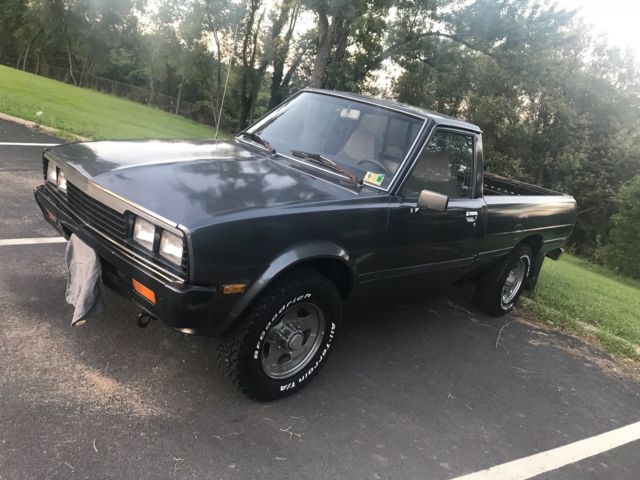 1985 Dodge Ram Pickup Turbo Diesel D-50 Royal Manual Grey 5 Speed 4X4 2Door 2D 1985 Dodge Other Pickups