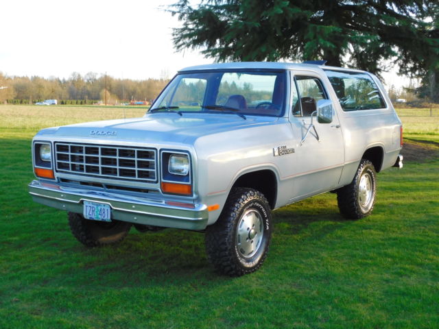1985 Dodge Ramcharger Sport Utility 2-Door 5.2L GAS V8 AUTOMATIC 100K MILES 1985 Dodge Ramcharger Base Sport Utility 2-Door