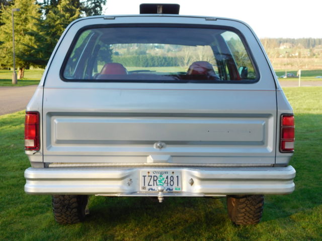 1985 Dodge Ramcharger Base Sport Utility 2-Door - photo 7