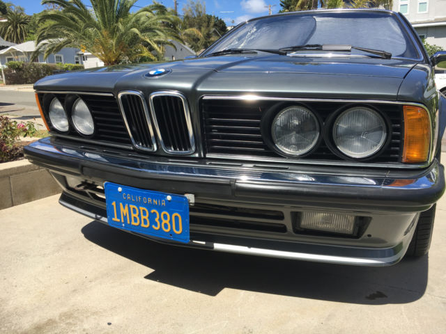 1985 E24 635csi EURO - 52K Miles - 1 Owner - All Original - Immaculate - CA Car 1985 BMW 6-Series