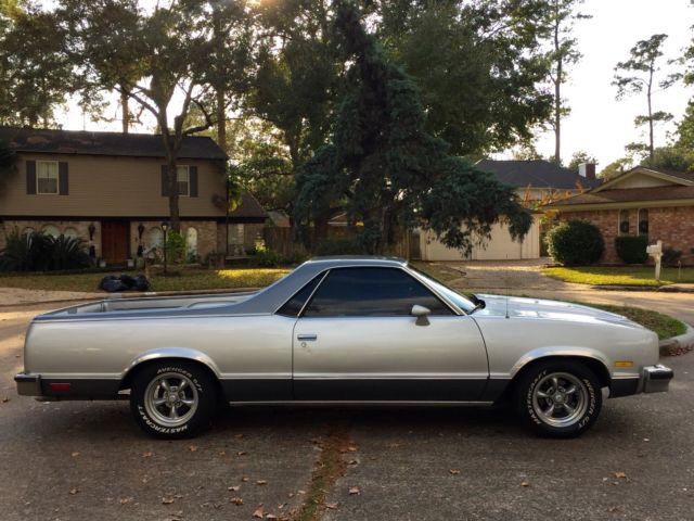 1985 El Camino V8 305cc, 80K Original Miles, PS, PW, Factory A/C - In Houston TX 1985 Chevrolet El Camino CONQUISTA