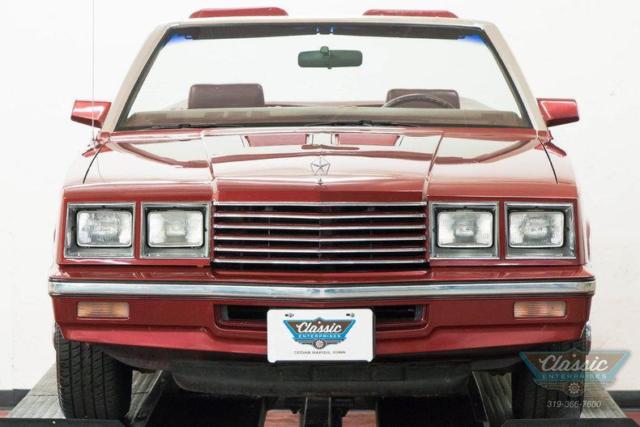 1985 Dodge 600 ES 600 ES Turbo Convertible floor shift power top - photo 3