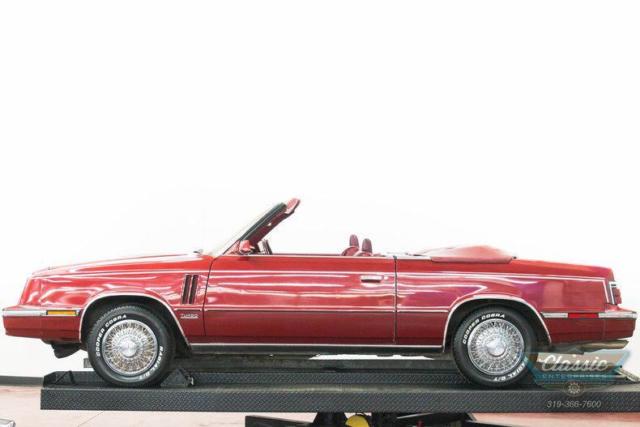 1985 Dodge 600 ES 600 ES Turbo Convertible floor shift power top - photo 5