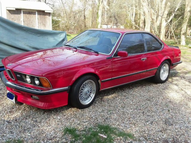 1985 Euro e-24 series M-6 BMW 1985 BMW M6 Original euro