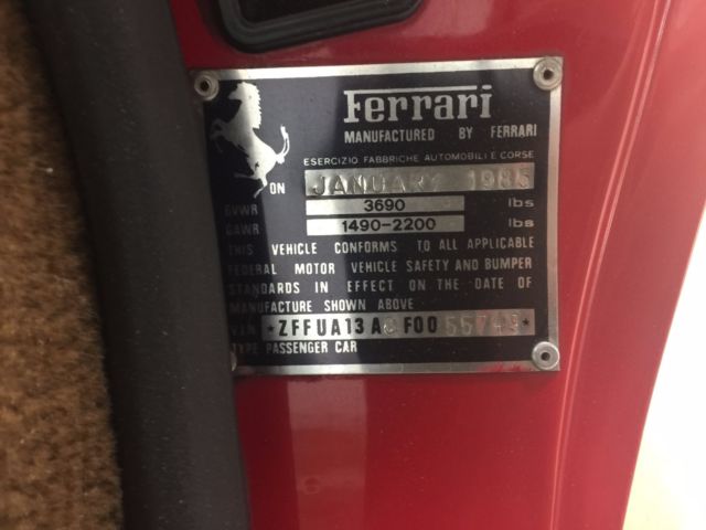 1985 Ferrari 308 GTSi - photo 11