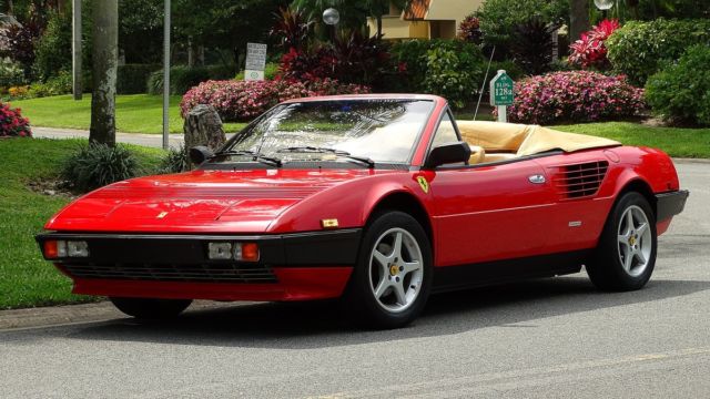 1985 FERRARI MONDAIL QUATTROVALVOLE CONVERTIBLE 40,000 WELL SERVICED MILES 1985 Ferrari Mondial FACTORY LEATHER