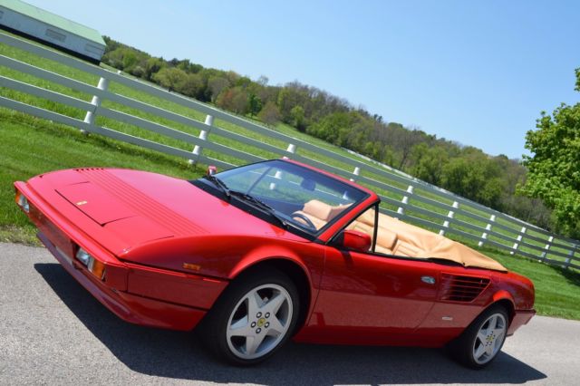 1985 FERRARI MONDIAL Cabriolet only 19kmi fresh resto/updated mint, warranty 4V 1985 Ferrari Mondial