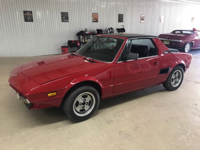 1985 Fiat X 1/9 Bertone No Reserve Red Low Miles Fresh Paint Mechanically Sound 1985 Fiat X 1/9 Bertone Bertone