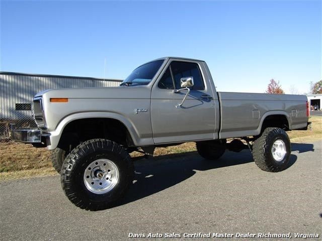 1985 FORD F-150 XL LIFTED OBS 4X4 Solid Axle Restored Regular Ca 70705 Miles Sil 1985 Ford Other Pickups Solid Axle Restored Regular Ca