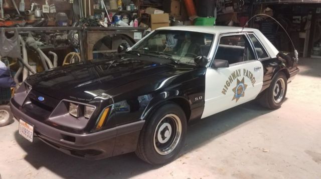 1985 Ford Mustang, California Highway Patrol (CHP) Pursuit SSP 1985 Ford Mustang LX (California Highway Patrol - SSP)