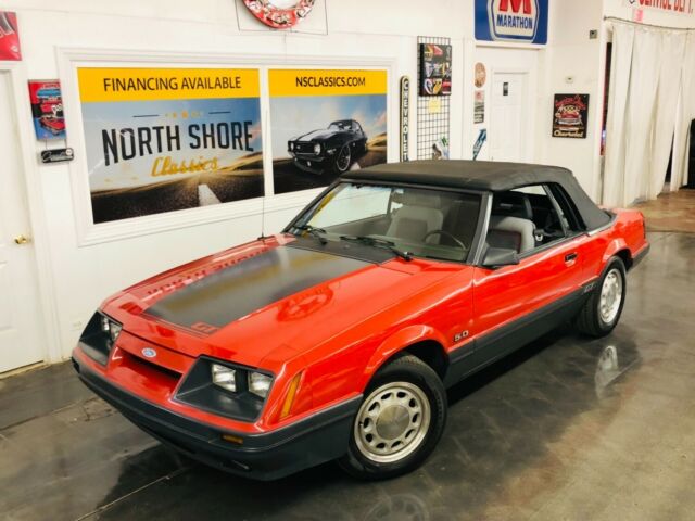 1985 Ford Mustang -CONVERTIBLE GT - 5 SPEED - 43K ORIGINAL MILES - S - photo 2
