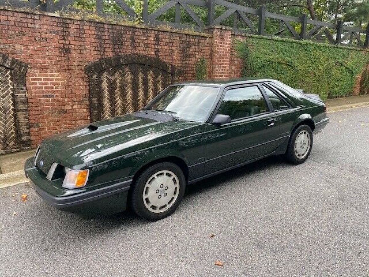 1985 Ford Mustang SVO, 52K Original Miles, 1 of 8 in Sage Green (4E) Immaculate 1985 Ford Mustang