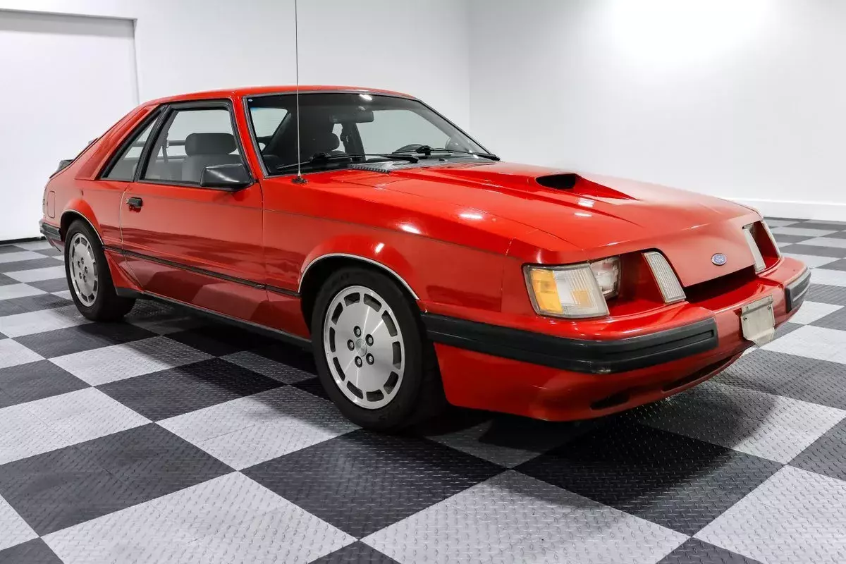 1985 Ford Mustang SVO 68782 Miles RED Coupe 2.3L 4 Cylinder 5 Speed 1985 Ford Mustang SVO