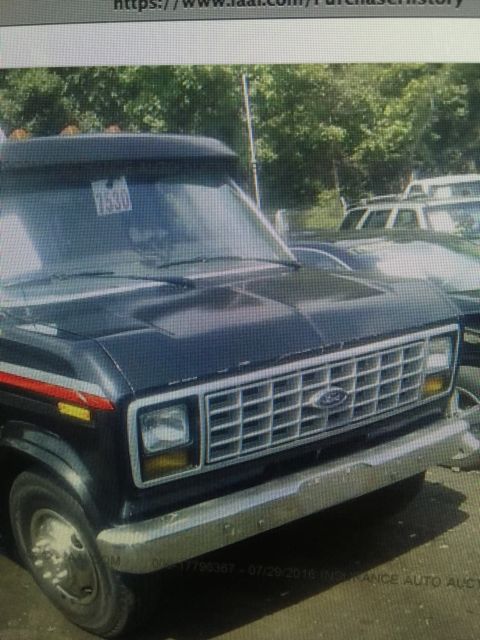 1985 Ford E-Series Van Black and Gray - photo 2