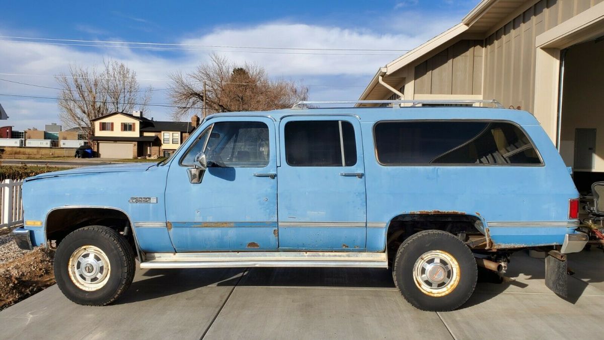 1985 GMC Suburban K20 2500 3/4 Ton 4x4 Squarebody G80 Locker NO RESERVE 1985 GMC Suburban