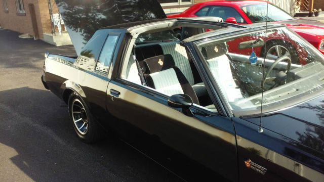 1985 GRAND NATIONAL BLACK W/ T-TOPS good running condition selling "as is" 1985 Buick Grand National Regal Grand National