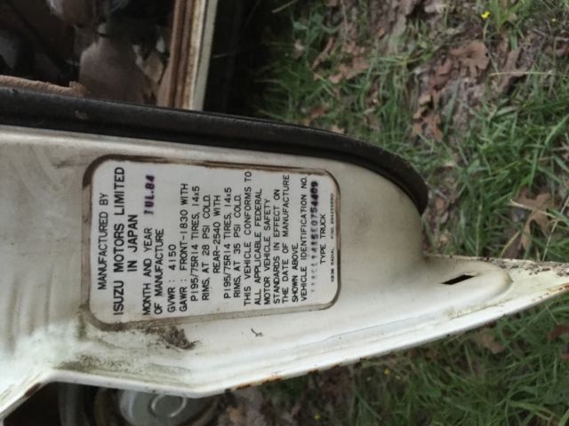 1985 Isuzu Other - photo 8