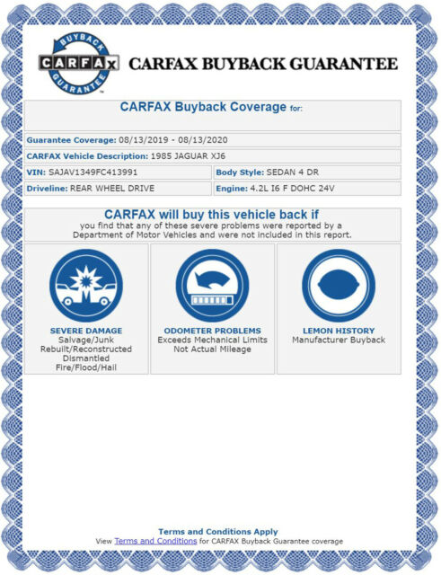 1985 Jaguar XJ6 L6 4.2L Super Low 63K Collectible Southern Video Carfax! - photo 11