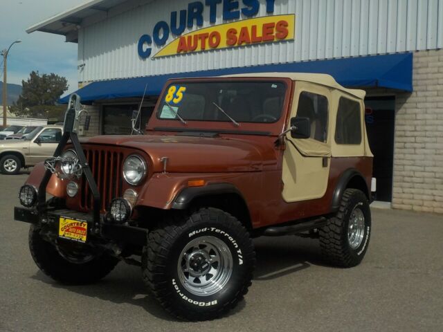 1985 Jeep CJ 4WD 2dr Utility CJ7 4.2 Liter Straight 6 Cylinder Engine 5 Speed 1985 Jeep CJ 2dr Utility CJ7