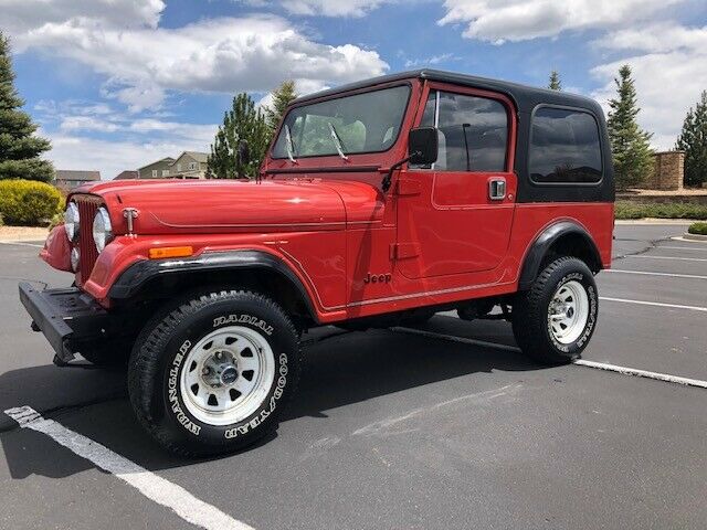 1985 JEEP CJ-7 ONLY 1 OWNER SINCE NEW GREAT LOOKING JEEP SEBRING RED 1985 Jeep CJ BASE