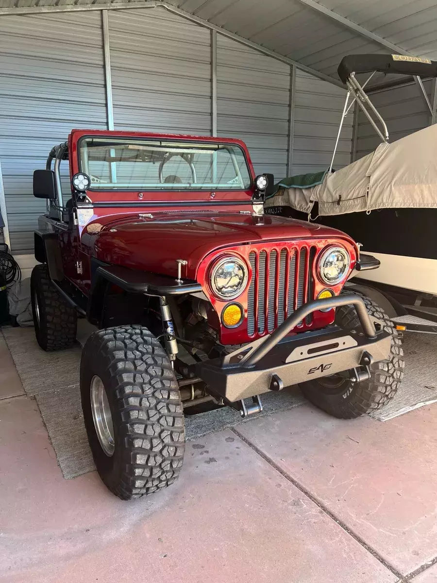 1985 Jeep CJ Red CJ7 1985 Jeep CJ CJ7