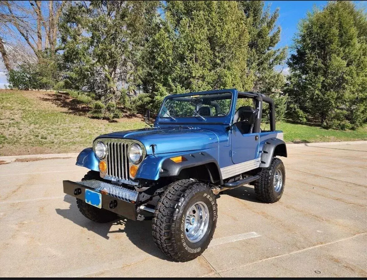 1985 Jeep CJ SUV Blue CJ7 1985 Jeep CJ CJ7