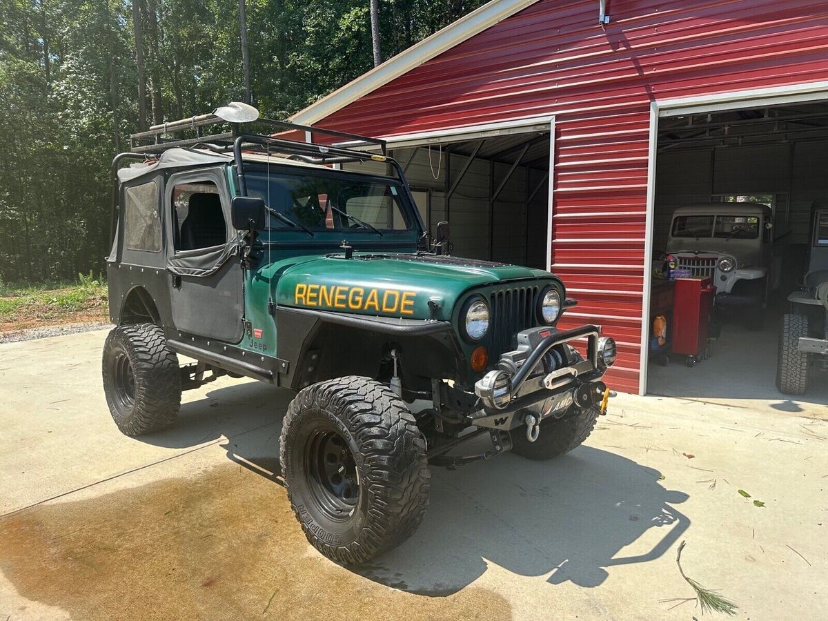 1985 Jeep CJ SUV Green 4WD Manual CJ7 1985 Jeep CJ CJ7