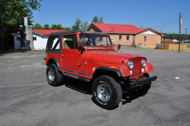 1985 Jeep CJ7 2 Owner True Survivor 110k Miles New Engine - All Original 1985 Jeep CJ CJ7 5 Speed 4x4