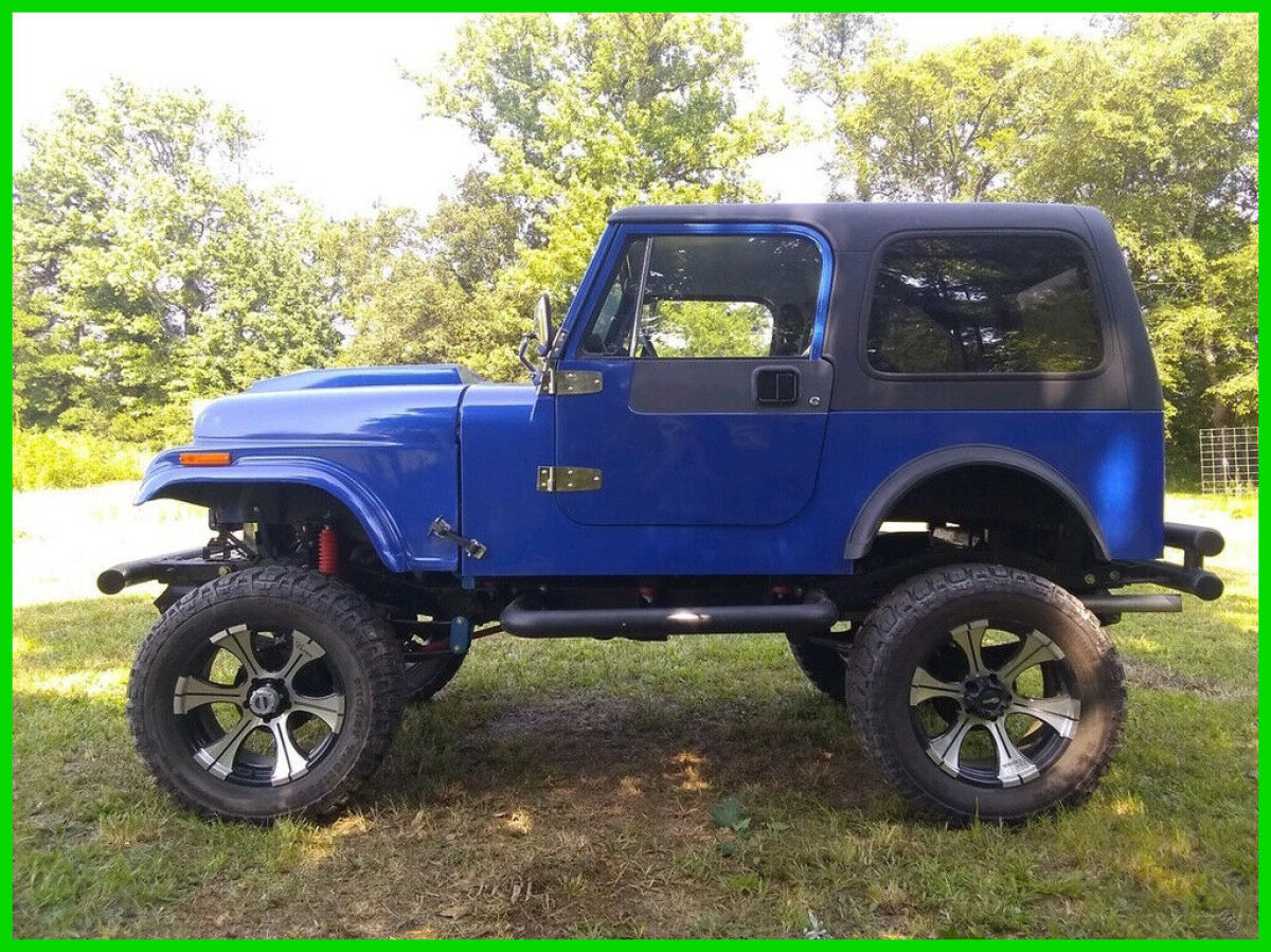1985 Jeep CJ7 4.2L I6 5-Speed Manual 4WD 20 mi AM/FM/CD Crower Cam Holley 390 1985 Jeep CJ