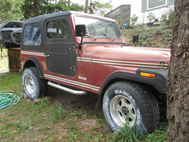 1985 jeep cj7 hard top cj-7 1985 Jeep CJ