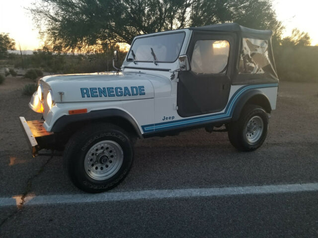 1985 Jeep CJ7 Olympic White Renegade with 58k Original Miles 1985 Jeep CJ Renegade
